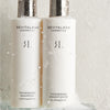 lifestyle image of shampoo and conditioner